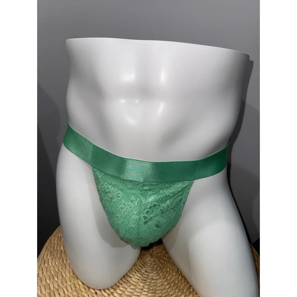 Cosabella‎ Never Say Never Lace Jock Strap Ghana Green size  M